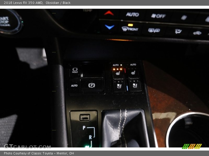 Obsidian / Black 2018 Lexus RX 350 AWD