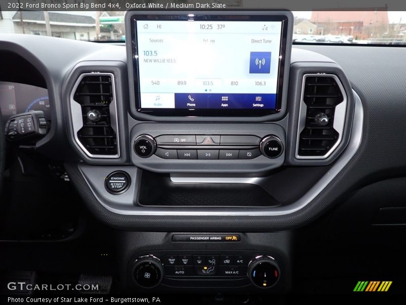 Oxford White / Medium Dark Slate 2022 Ford Bronco Sport Big Bend 4x4