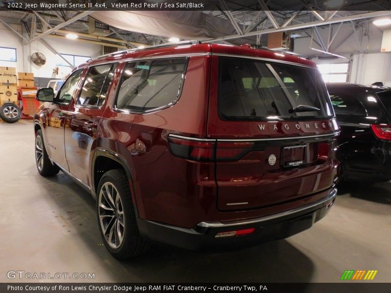 Velvet Red Pearl / Sea Salt/Black 2022 Jeep Wagoneer Series III 4x4