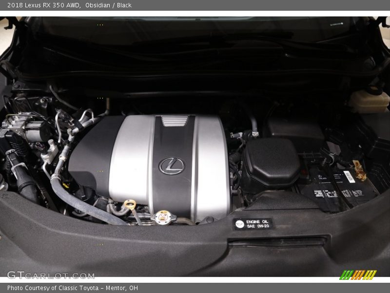 Obsidian / Black 2018 Lexus RX 350 AWD