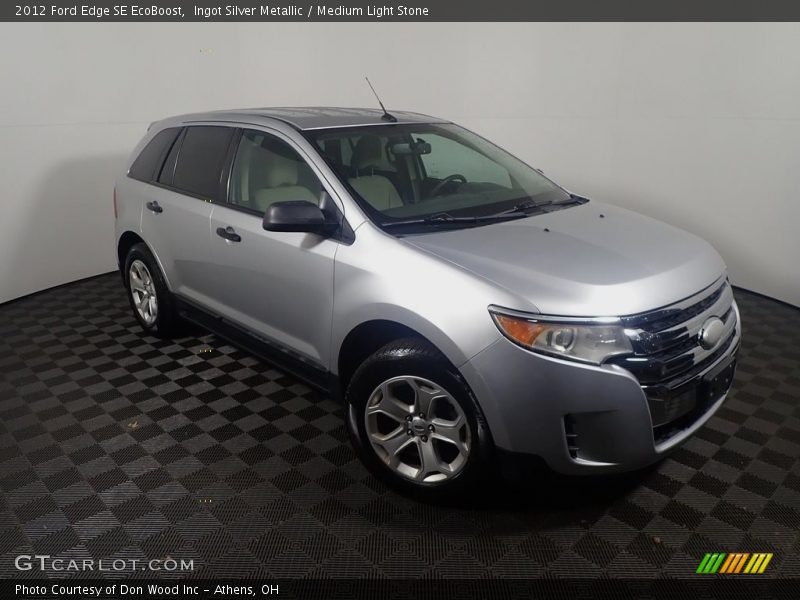 Ingot Silver Metallic / Medium Light Stone 2012 Ford Edge SE EcoBoost