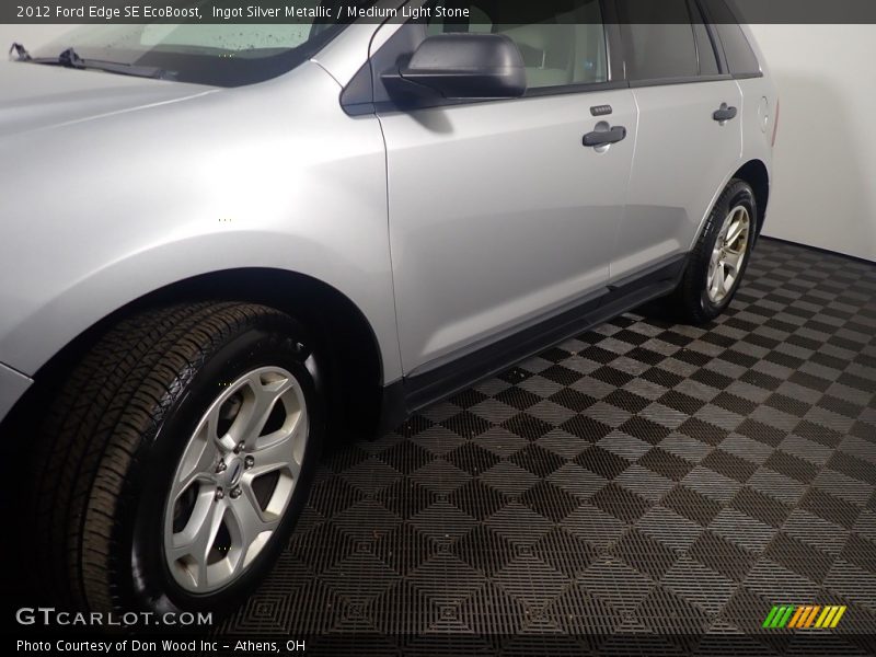 Ingot Silver Metallic / Medium Light Stone 2012 Ford Edge SE EcoBoost