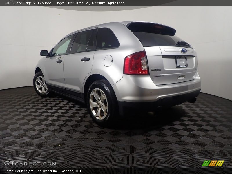 Ingot Silver Metallic / Medium Light Stone 2012 Ford Edge SE EcoBoost