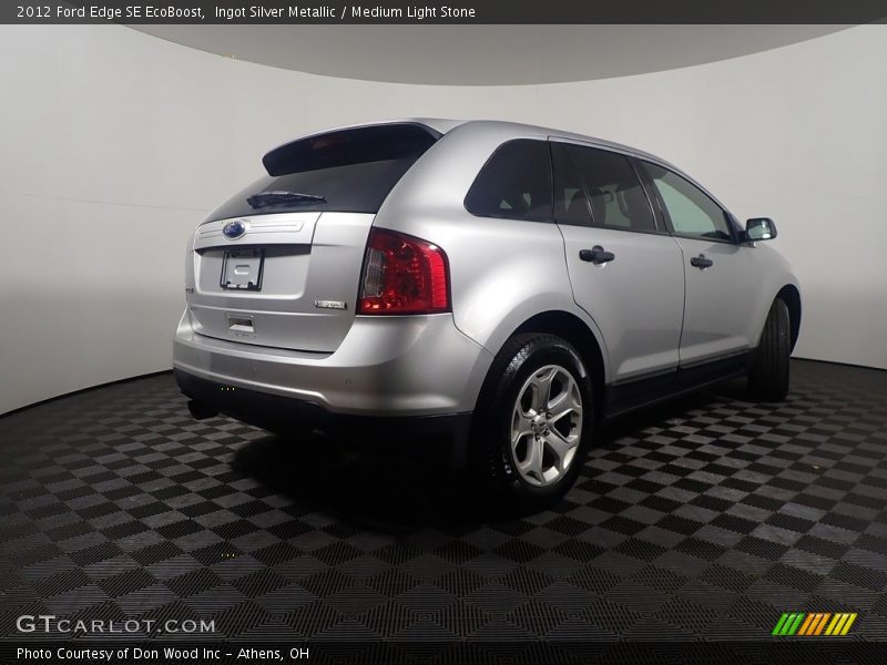 Ingot Silver Metallic / Medium Light Stone 2012 Ford Edge SE EcoBoost