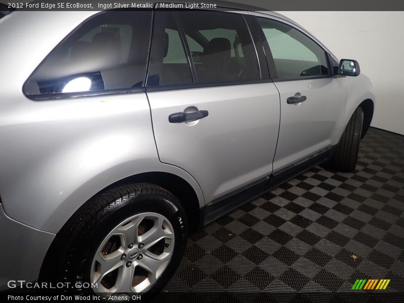 Ingot Silver Metallic / Medium Light Stone 2012 Ford Edge SE EcoBoost