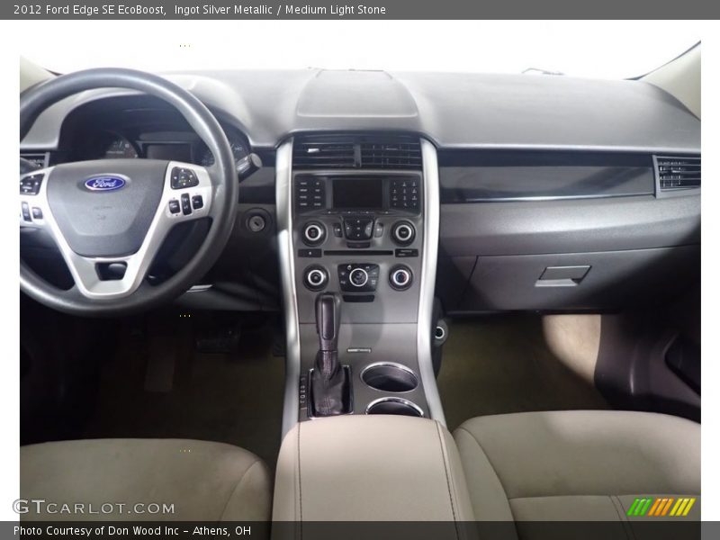 Ingot Silver Metallic / Medium Light Stone 2012 Ford Edge SE EcoBoost
