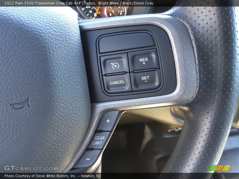 Bright White / Black/Diesel Gray 2022 Ram 3500 Tradesman Crew Cab 4x4 Chassis