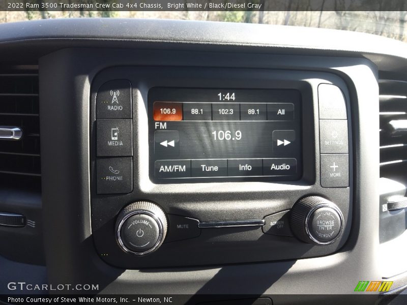 Bright White / Black/Diesel Gray 2022 Ram 3500 Tradesman Crew Cab 4x4 Chassis