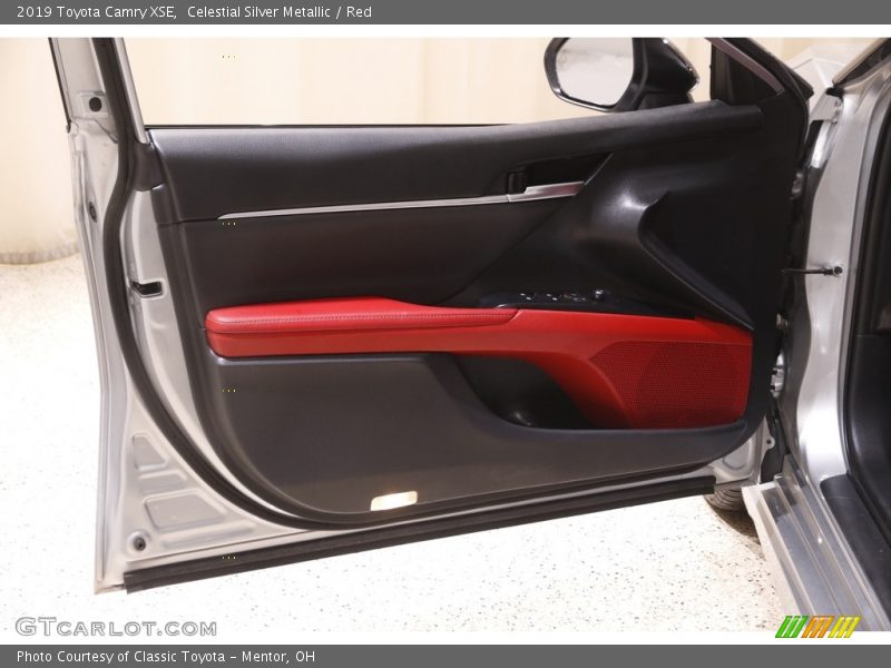 Celestial Silver Metallic / Red 2019 Toyota Camry XSE