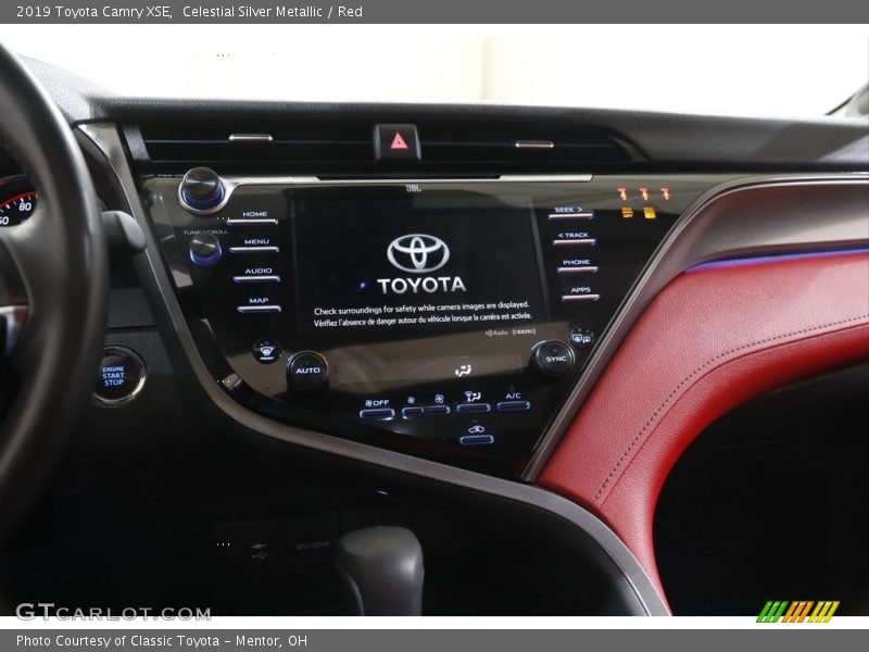 Celestial Silver Metallic / Red 2019 Toyota Camry XSE