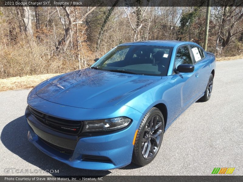 Frostbite / Black 2021 Dodge Charger SXT
