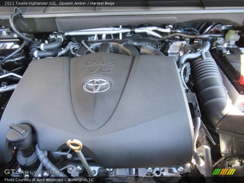 Opulent Amber / Harvest Beige 2021 Toyota Highlander XLE