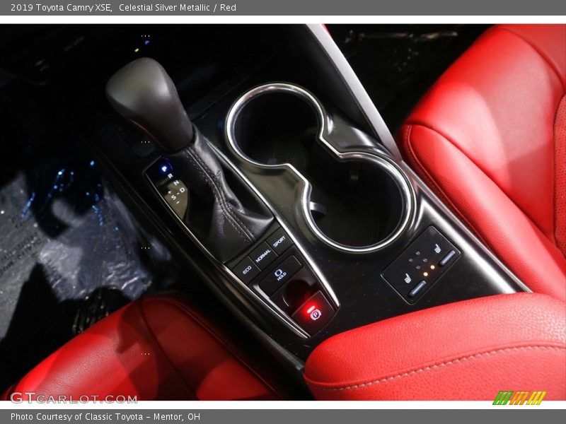 Celestial Silver Metallic / Red 2019 Toyota Camry XSE