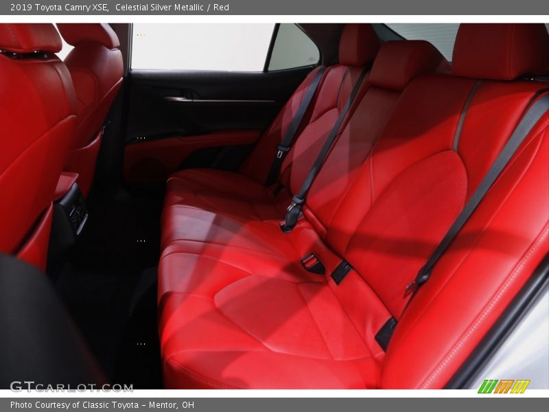 Celestial Silver Metallic / Red 2019 Toyota Camry XSE