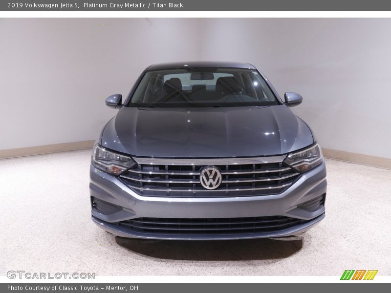 Platinum Gray Metallic / Titan Black 2019 Volkswagen Jetta S