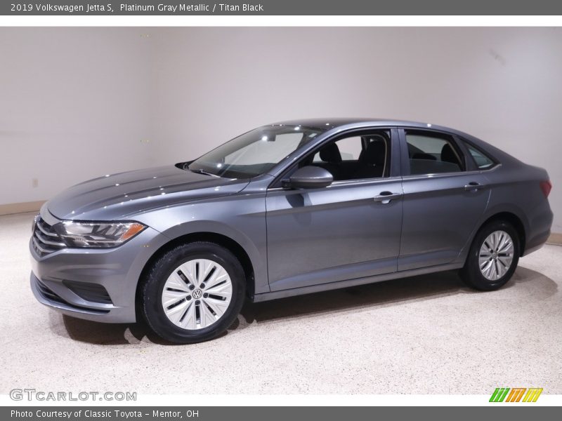 Platinum Gray Metallic / Titan Black 2019 Volkswagen Jetta S