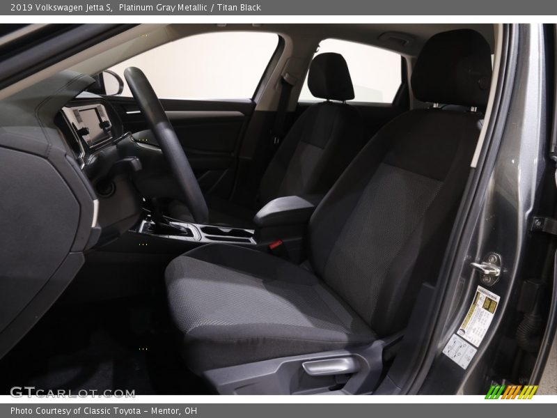 Platinum Gray Metallic / Titan Black 2019 Volkswagen Jetta S