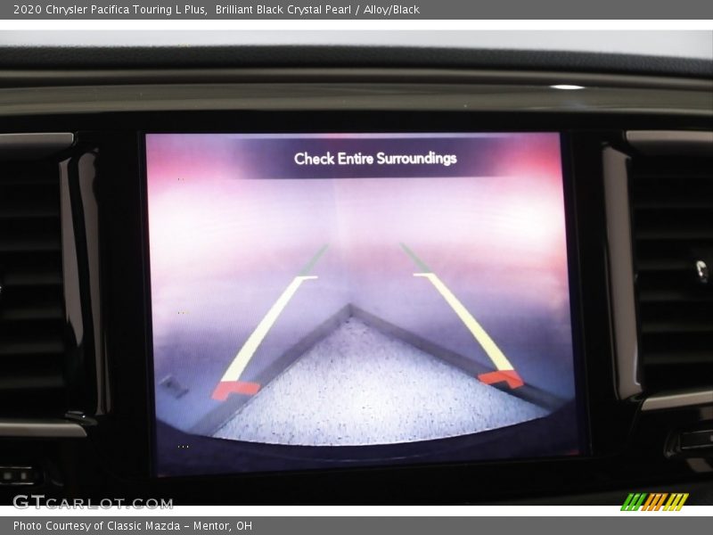 Brilliant Black Crystal Pearl / Alloy/Black 2020 Chrysler Pacifica Touring L Plus