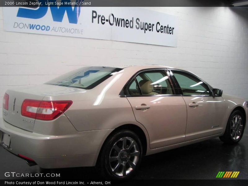Light Sage Metallic / Sand 2006 Lincoln Zephyr