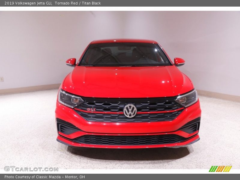 Tornado Red / Titan Black 2019 Volkswagen Jetta GLI