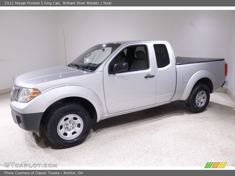 Brilliant Silver Metallic / Steel 2012 Nissan Frontier S King Cab