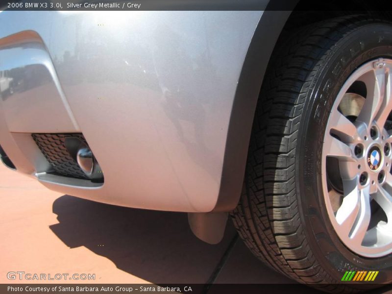 Silver Grey Metallic / Grey 2006 BMW X3 3.0i