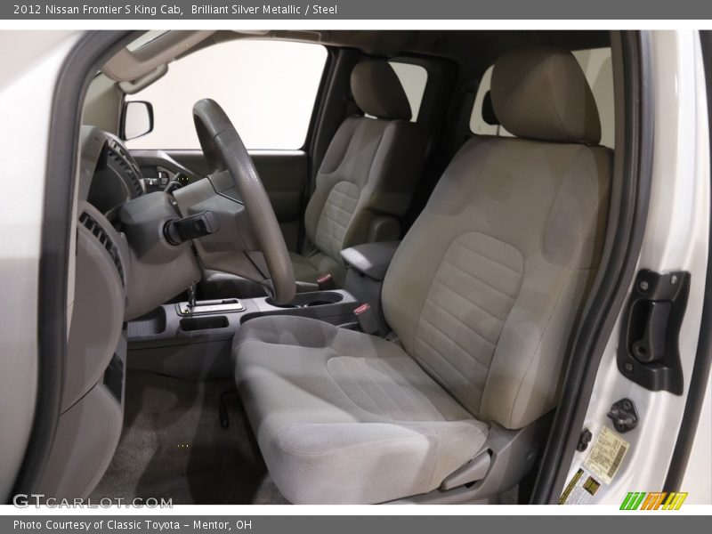 Brilliant Silver Metallic / Steel 2012 Nissan Frontier S King Cab