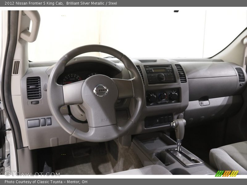 Brilliant Silver Metallic / Steel 2012 Nissan Frontier S King Cab