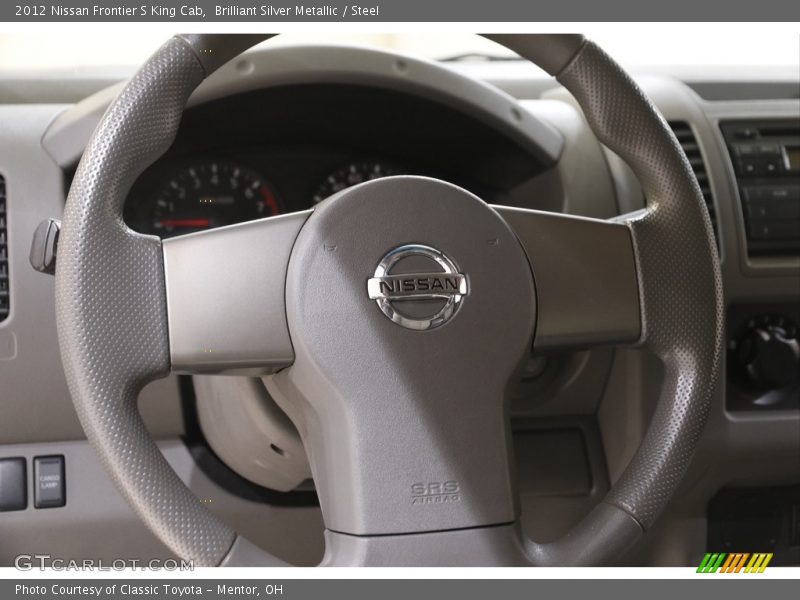 Brilliant Silver Metallic / Steel 2012 Nissan Frontier S King Cab