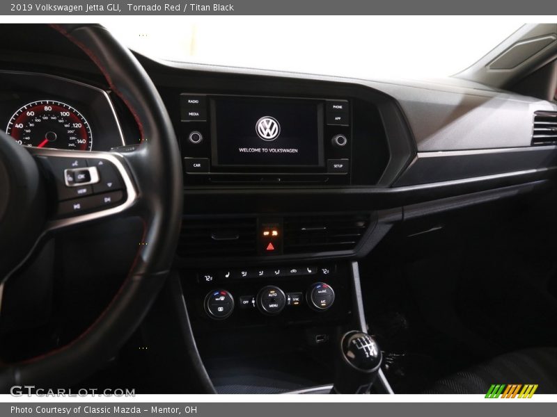 Tornado Red / Titan Black 2019 Volkswagen Jetta GLI