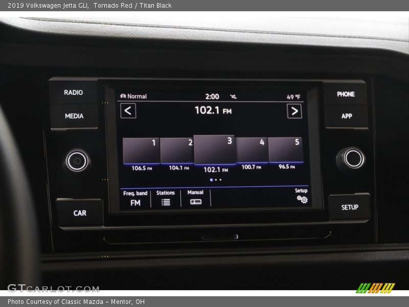 Audio System of 2019 Jetta GLI