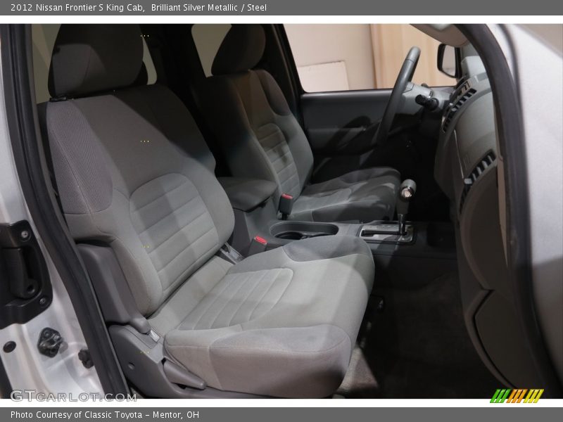 Brilliant Silver Metallic / Steel 2012 Nissan Frontier S King Cab