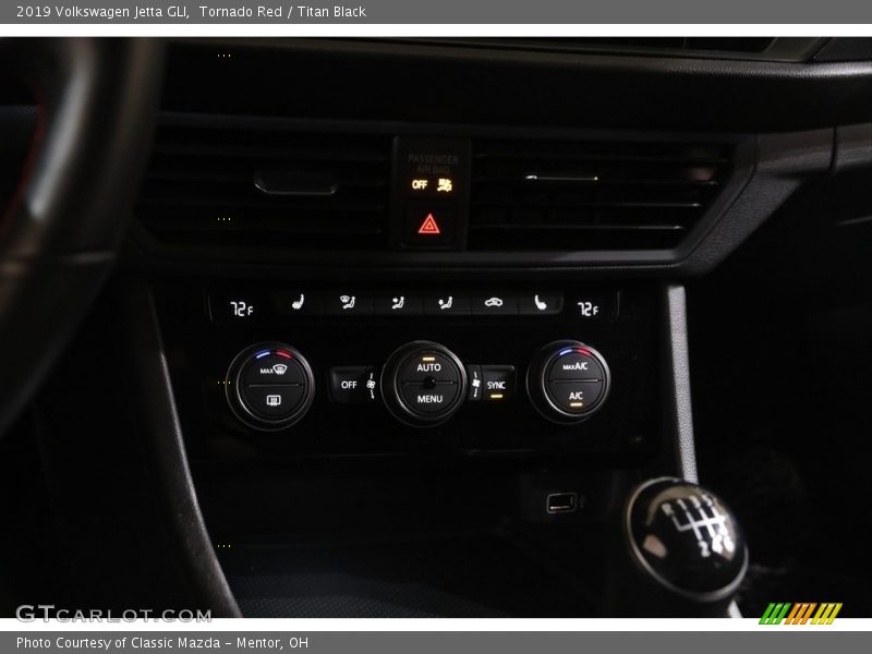 Tornado Red / Titan Black 2019 Volkswagen Jetta GLI