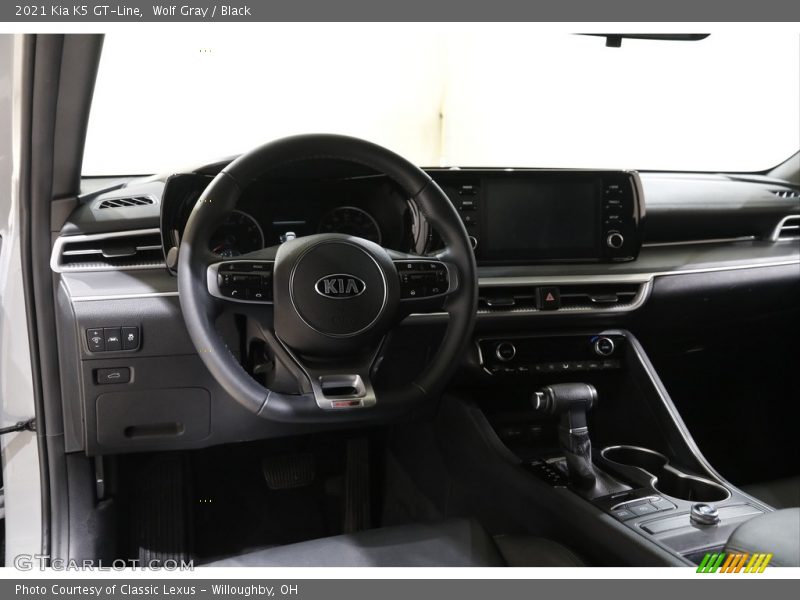 Wolf Gray / Black 2021 Kia K5 GT-Line