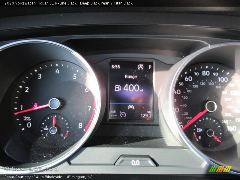 Deep Black Pearl / Titan Black 2020 Volkswagen Tiguan SE R-Line Black