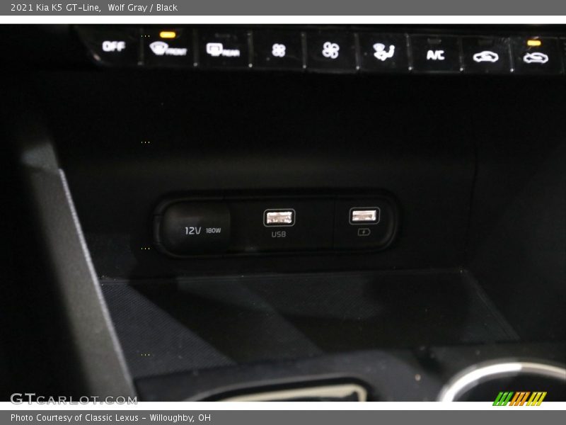 Wolf Gray / Black 2021 Kia K5 GT-Line