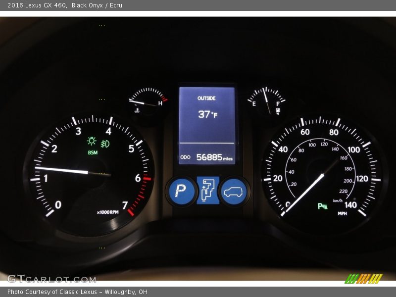  2016 GX 460 460 Gauges
