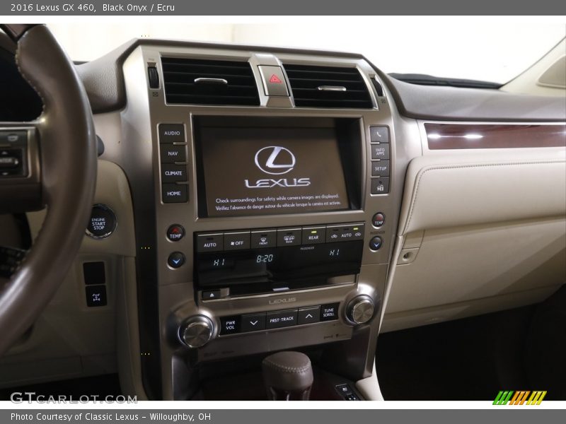 Controls of 2016 GX 460