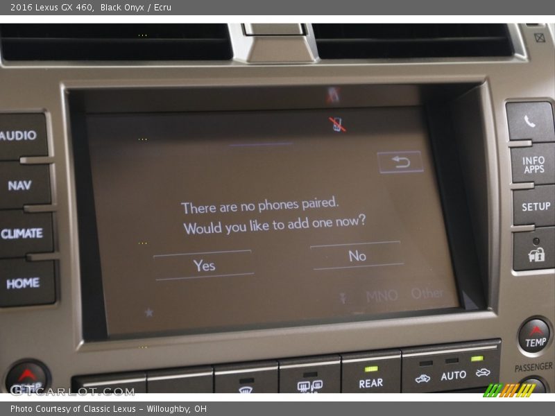 Black Onyx / Ecru 2016 Lexus GX 460