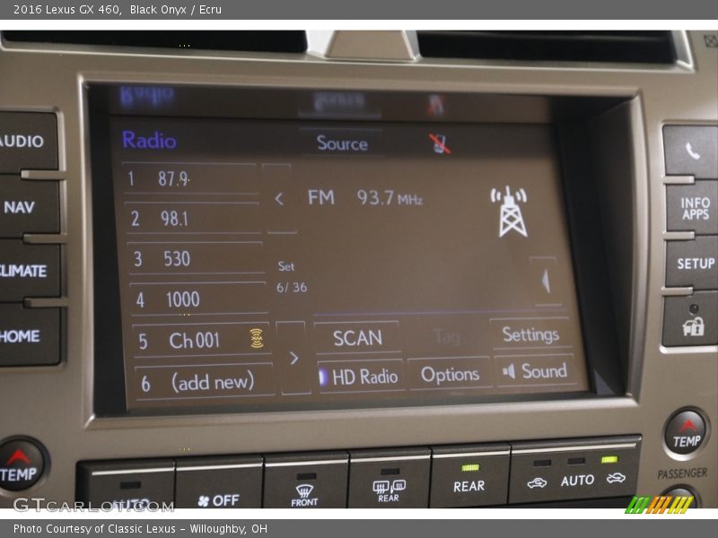 Audio System of 2016 GX 460