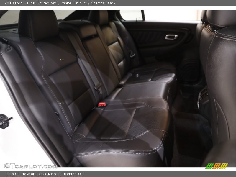 White Platinum / Charcoal Black 2018 Ford Taurus Limited AWD