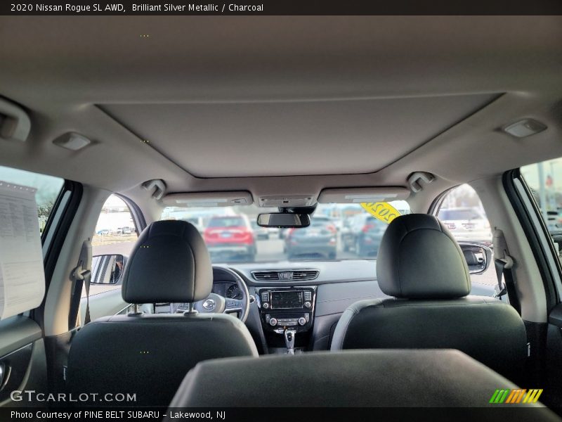 Brilliant Silver Metallic / Charcoal 2020 Nissan Rogue SL AWD