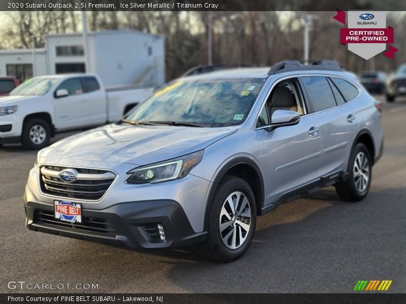 Ice Silver Metallic / Titanium Gray 2020 Subaru Outback 2.5i Premium