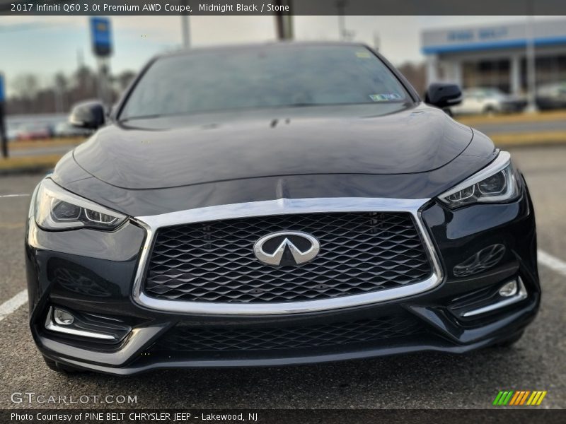 Midnight Black / Stone 2017 Infiniti Q60 3.0t Premium AWD Coupe