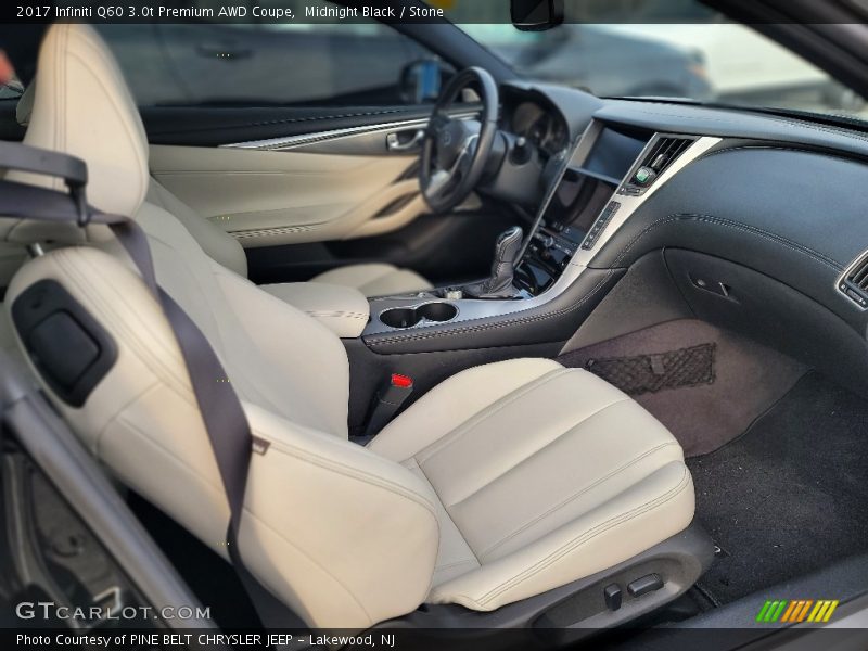  2017 Q60 3.0t Premium AWD Coupe Stone Interior
