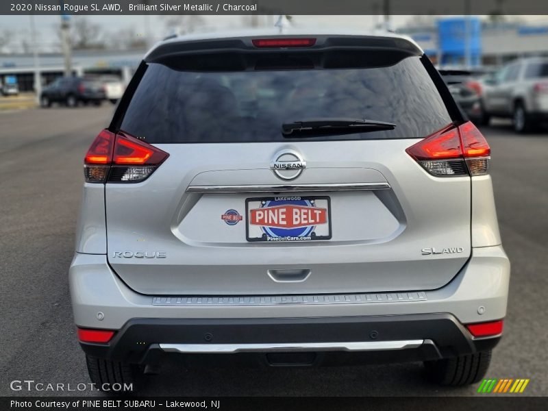 Brilliant Silver Metallic / Charcoal 2020 Nissan Rogue SL AWD