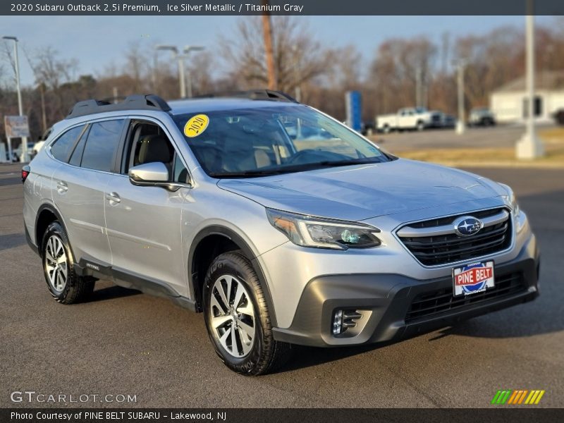Ice Silver Metallic / Titanium Gray 2020 Subaru Outback 2.5i Premium