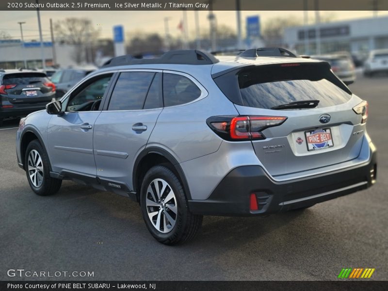 Ice Silver Metallic / Titanium Gray 2020 Subaru Outback 2.5i Premium