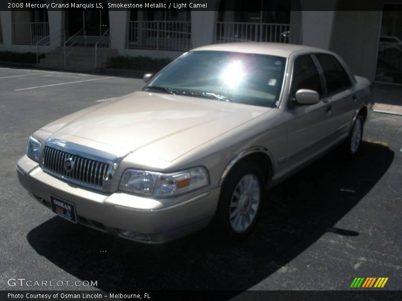 Smokestone Metallic / Light Camel 2008 Mercury Grand Marquis LS