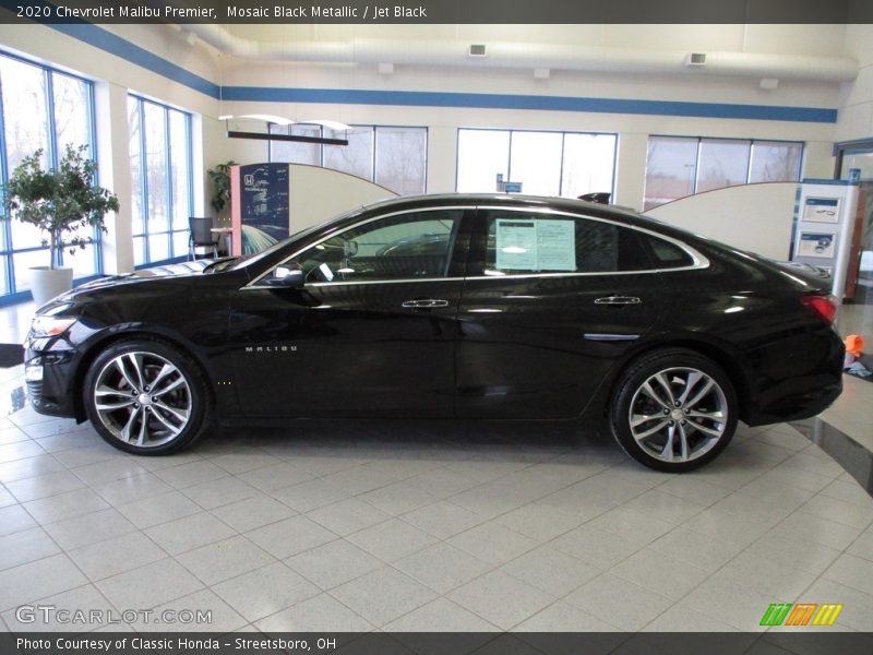 Mosaic Black Metallic / Jet Black 2020 Chevrolet Malibu Premier